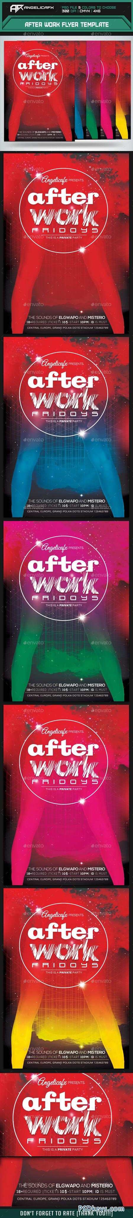 After Work Flyer Template 9016949