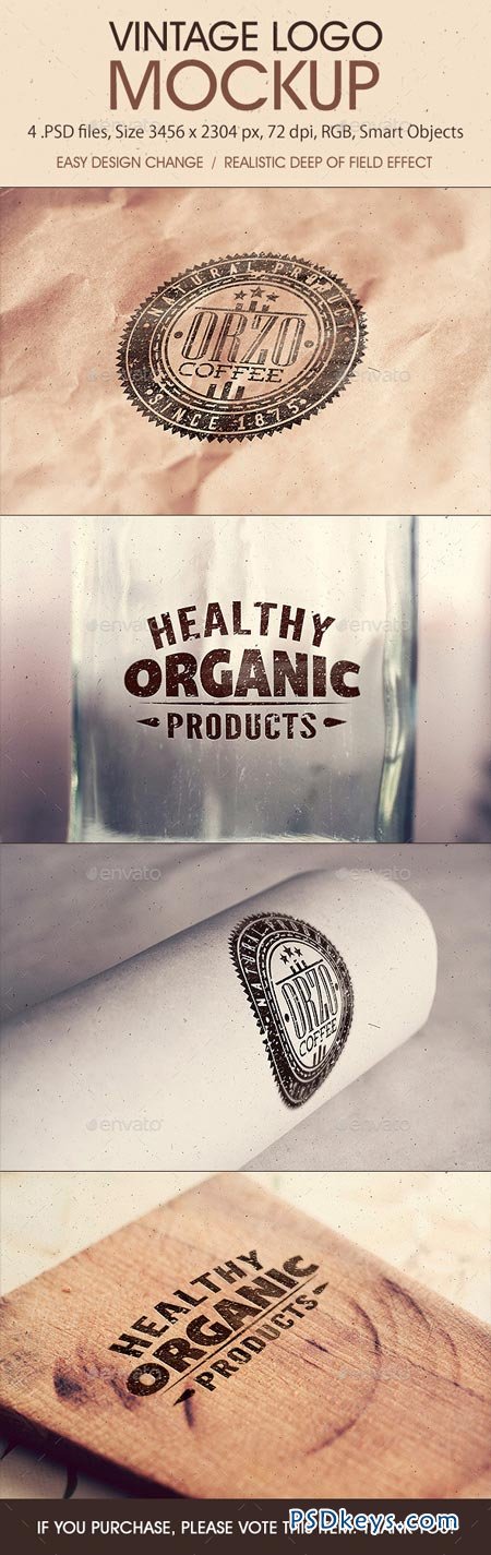 Vintage Logo Mockup 9080761