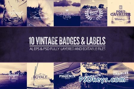 Vintage Labels & Badges Vol.1 27587