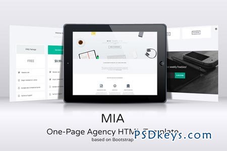 MIA One-Page Agency HTML Template 59704