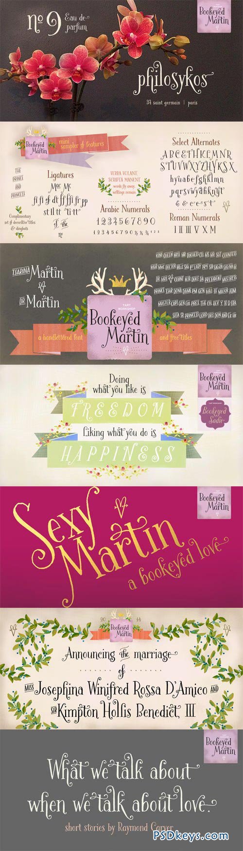 Bookeyed Martin Font Family - 2 Fonts for $30