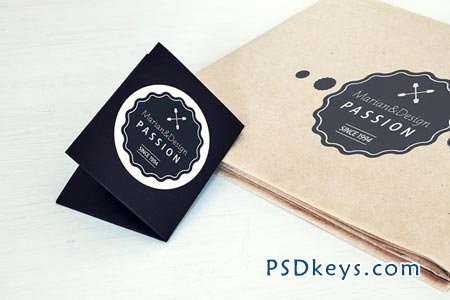 Paper Card and Paper Mock-Up 68799