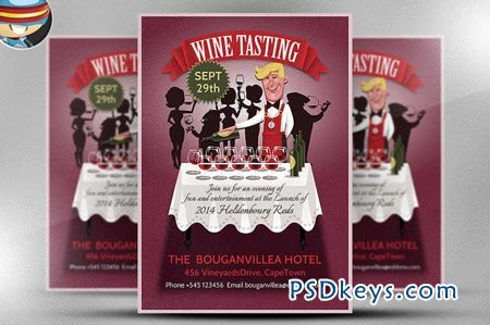 Wine Tasting Flyer Template 68400