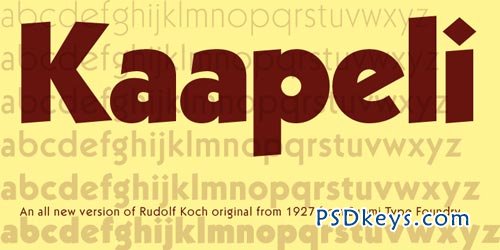 Kaapeli Font Family - 6 Fonts for $110