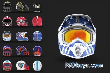 Helmet Mockups 72995