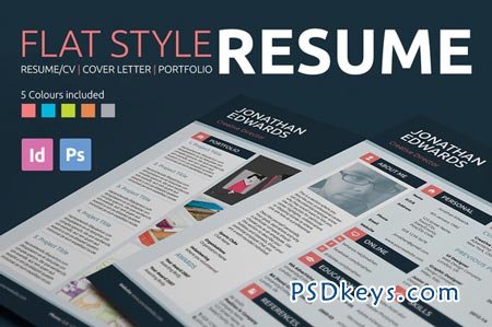 Flat Style Resume 17857