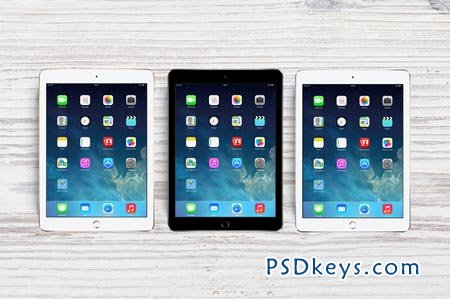 iPad Air 2 PSD  Mockup all-in-one 96331