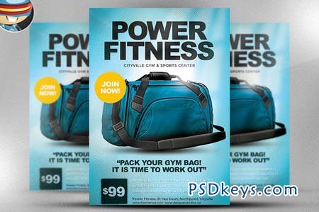 Gym Flyer Template 64677