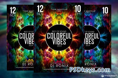 Colorful Vibes Flyer Template 89851