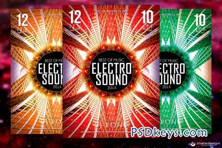 Electro Sound Flyer Template V2 89849