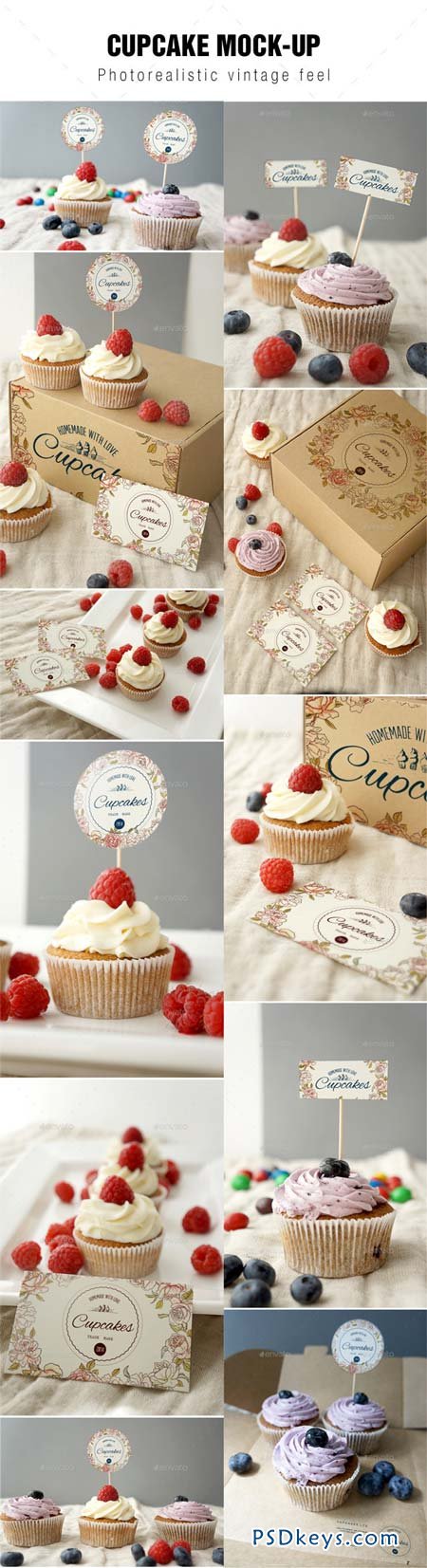 Download Cupcake Mockup 9206104 » Free Download Photoshop Vector ...