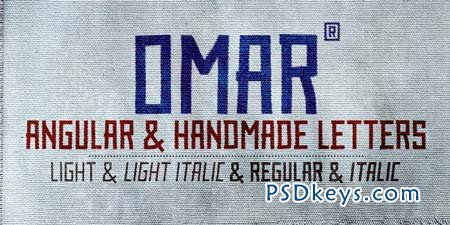 Omar Font Family - 4 Fonts