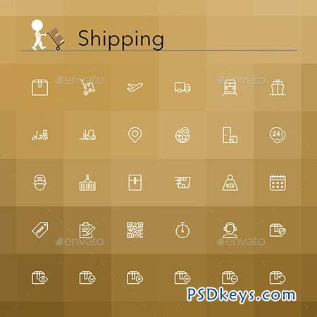Shipping Icons 8795362