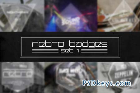 Retro Badges Set 1 27679