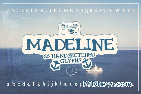 Madeline Handsketched Font 69011