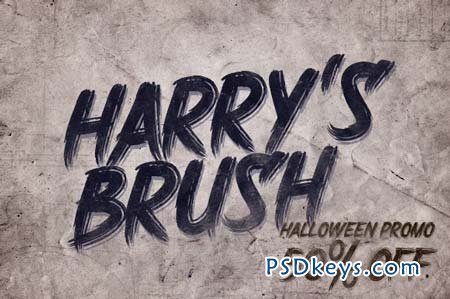 Harry's Brush Font for $10