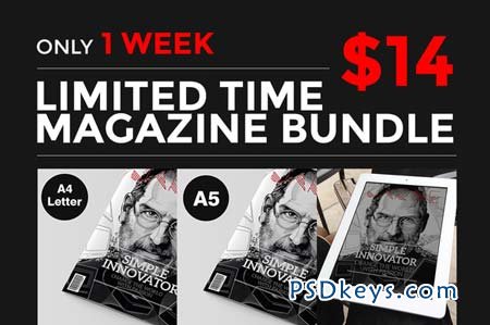 (Save 80%) InDesign Magazine Bundle