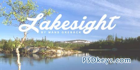 Lakesight Font for $59