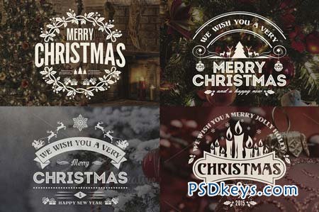 Christmas & New Year Badges & Labels 96893