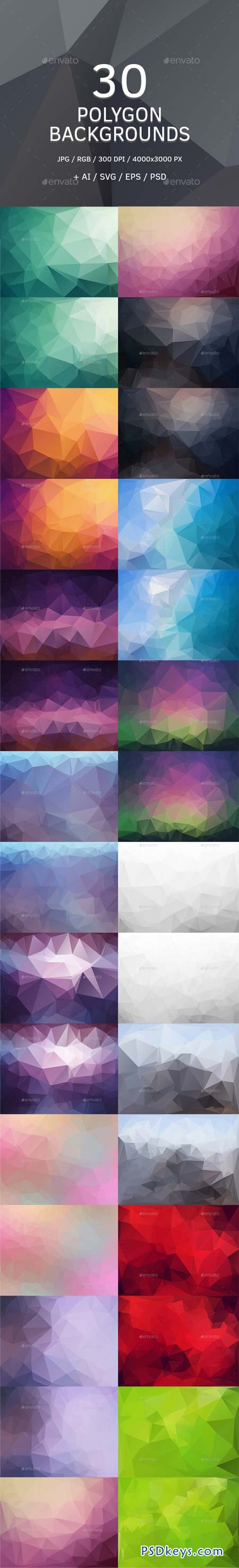 Polygon Backgrounds or Triangle Textures
