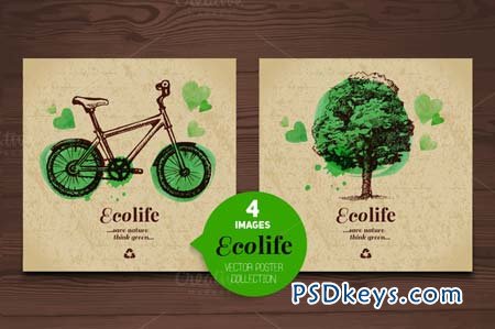 Eco Poster Vector Collection 101448