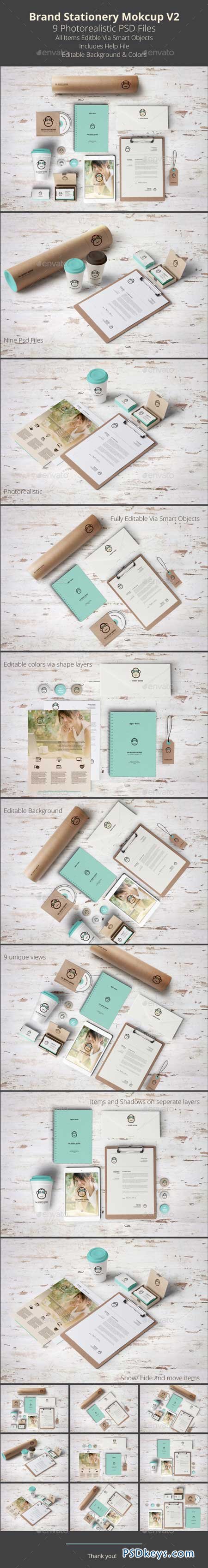 Brand Stationery Mockup V2 9324818