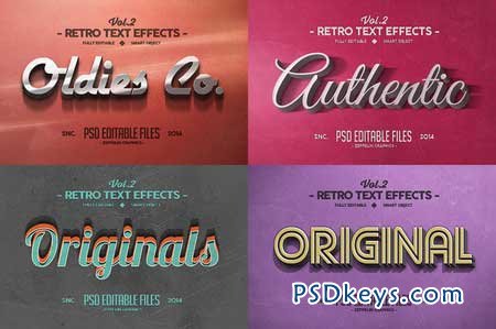 Vintage Text Effects Vol.2 65361