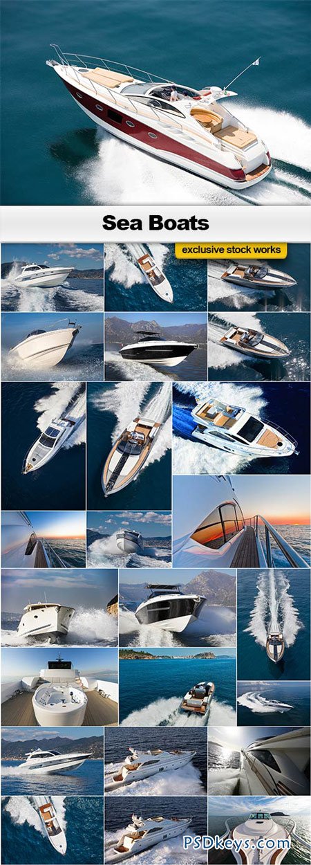 Sea Boats - 25xJPEGs