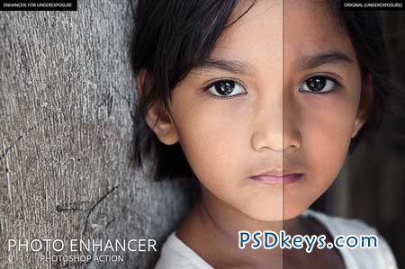 Photo Enhancer - Photoshop Action 107771