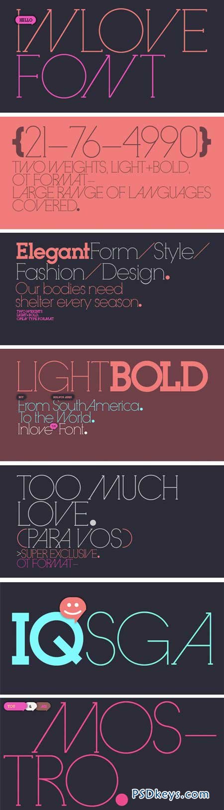 Inlove Font Family - 2 Fonts for $49