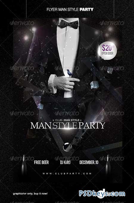 Flyer Man Style Party 6126452