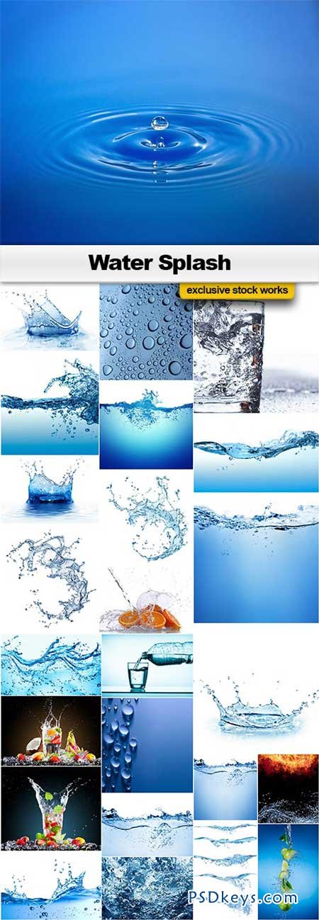 Water Splash - 25xJPEGs