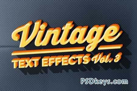 Vintage Text Effects Vol.3 67096