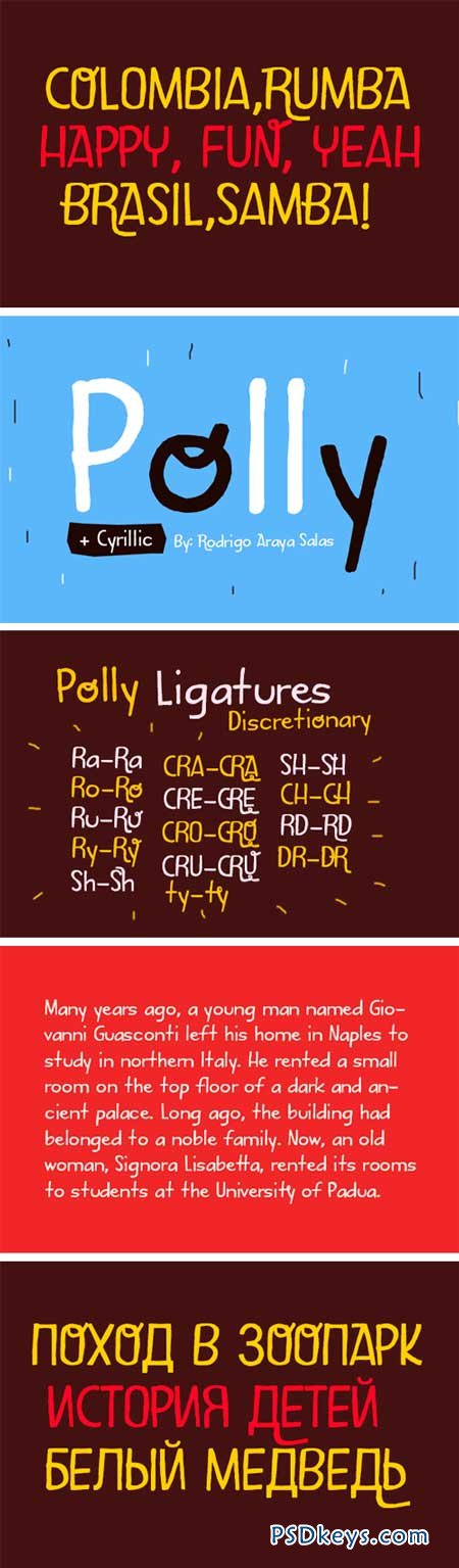Polly Font for $50