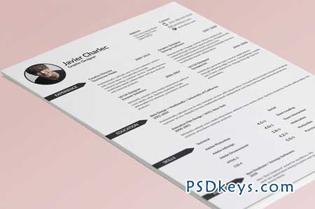 4 Page Professional Resume Template 108771