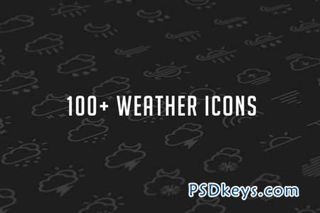 Weather Glyph Set 26184