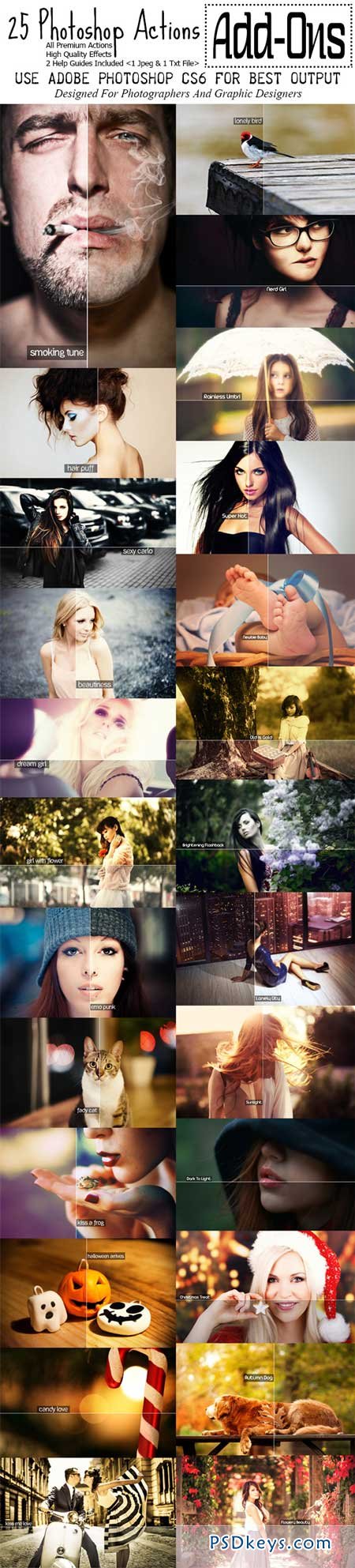 25 Photoshop Actions 9373224