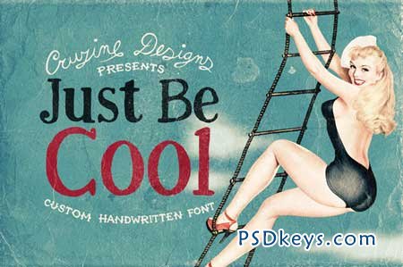 Just Be Cool Custom Font 69753
