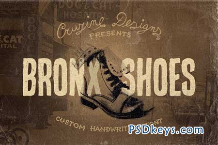Bronx Shoes Custom Font 61863