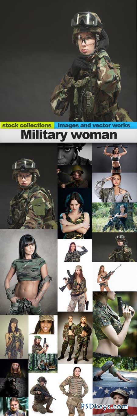 Military woman 25xUHQ JPEG