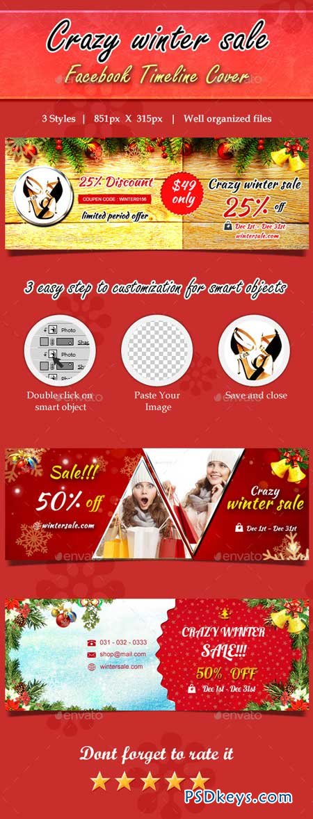 Winter Sale Facebook Timeline Cover 9443790