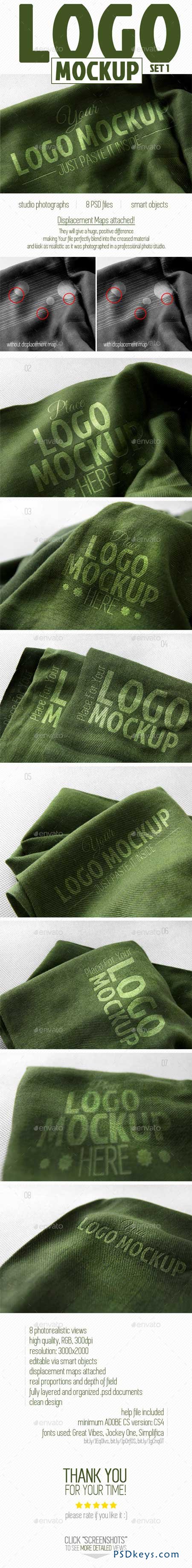 Photorealistic Logo Mock-Up (Set 1) 9491541