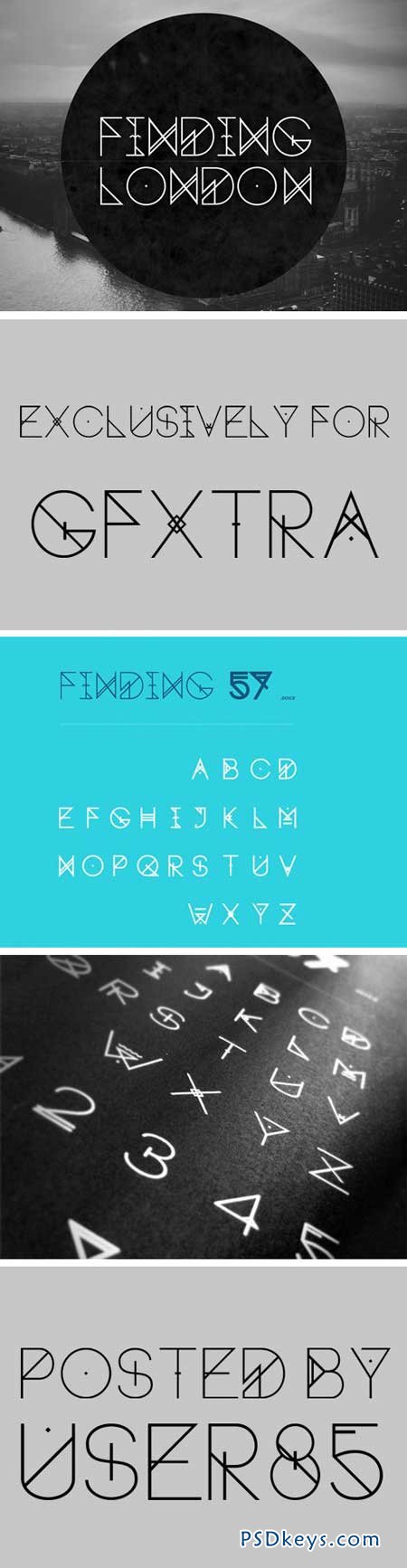 Finding 57 Font Family - 2 Fonts for $30