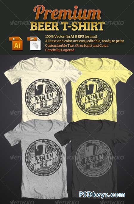 Premium Beer T-Shirt 4757972