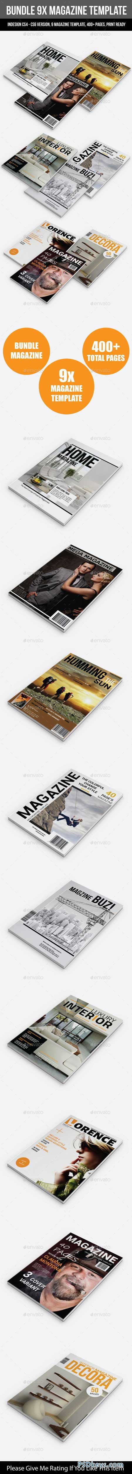 Bundle 9X Magazine Template 8977892