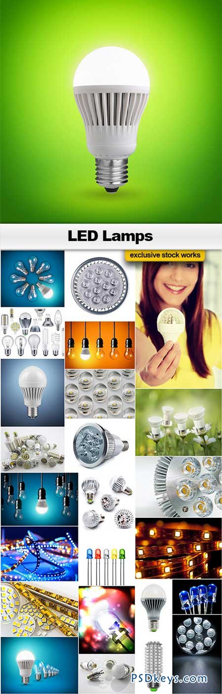 LED Lamps - 25xJPEGs