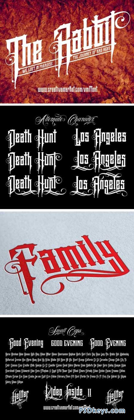 VMF Hellter Font for $22