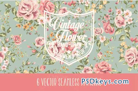 Vintage seamless patterns Vol.1 64060