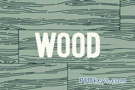 3 Wood Line Patterns - By hand 23387