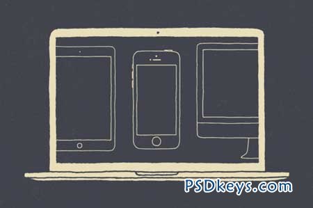 16 Apple Devices - Hand Illustrated 30291